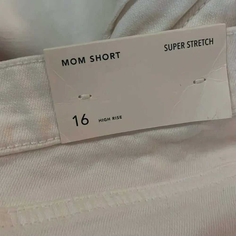 Women's White Denim Shorts